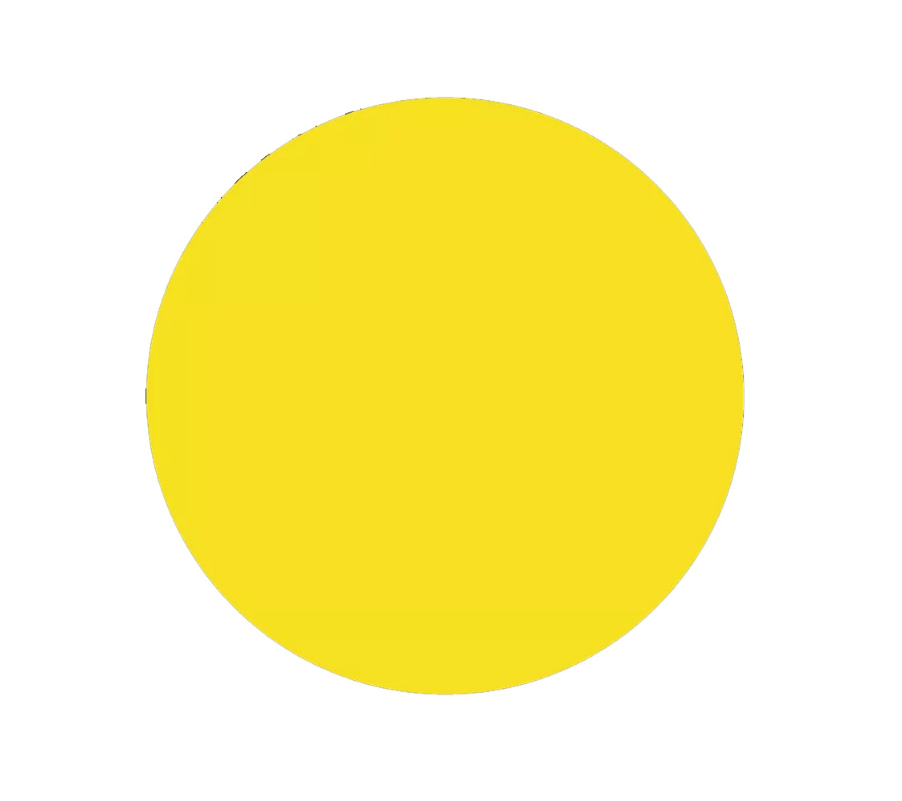 И16 Желтый круг на двери